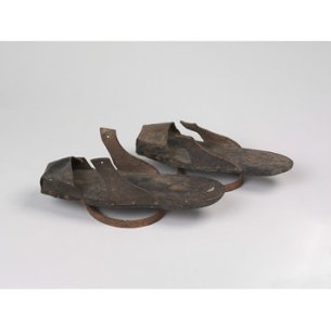 Clogs held by the Victoria and Albert Museum